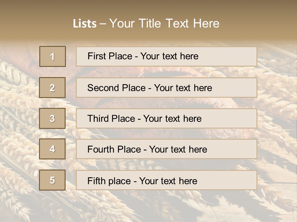 Baker Nutrition Composition PowerPoint Template
