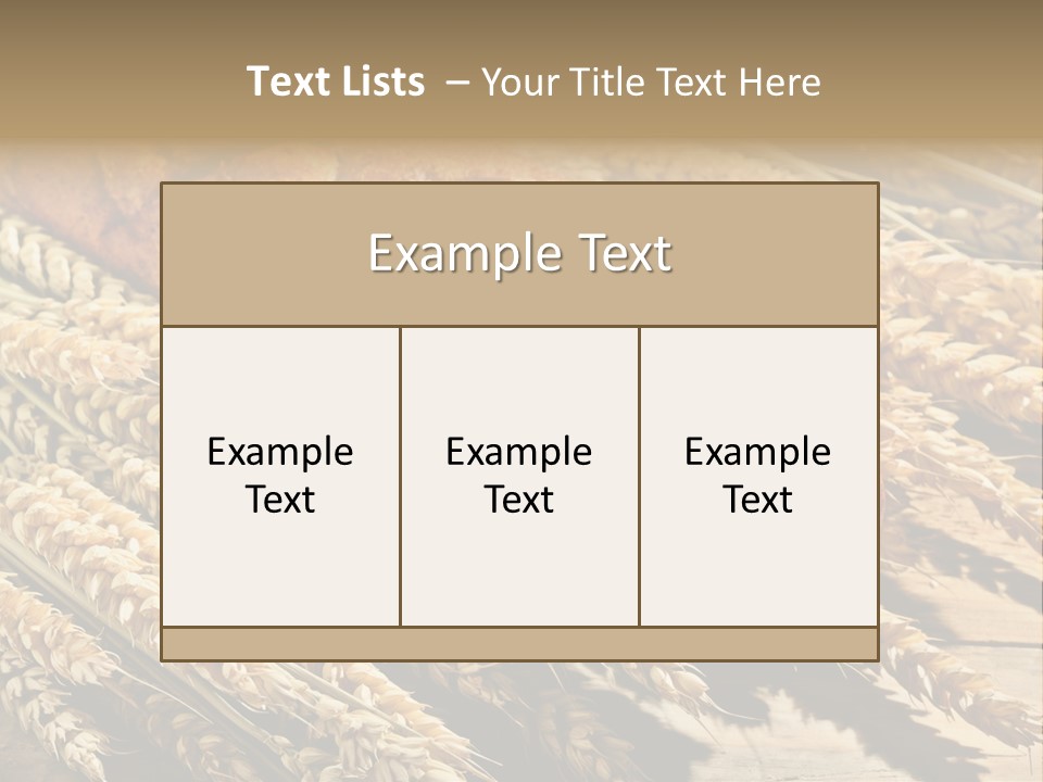 Baker Nutrition Composition PowerPoint Template