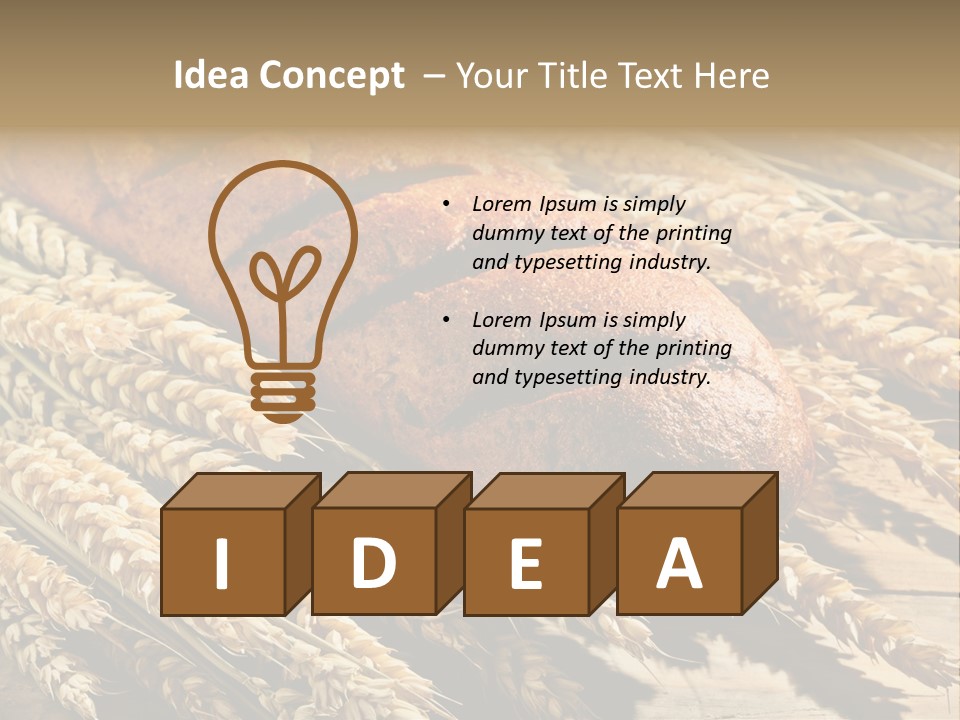 Baker Nutrition Composition PowerPoint Template