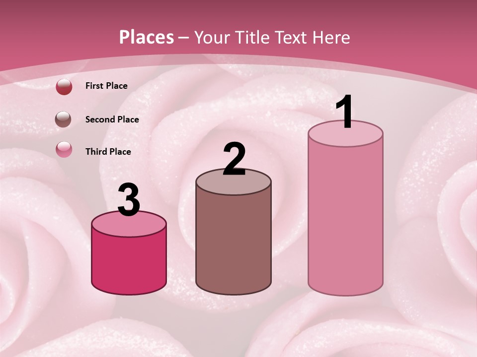 Roses Cake PowerPoint Template