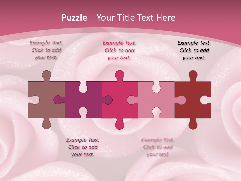 Roses Cake PowerPoint Template