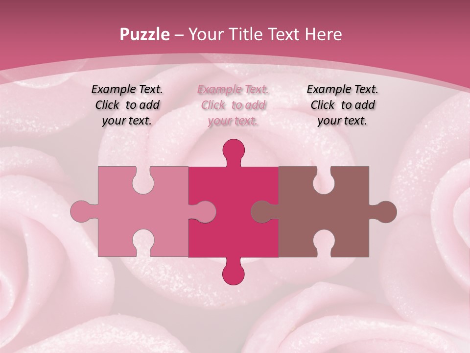 Roses Cake PowerPoint Template