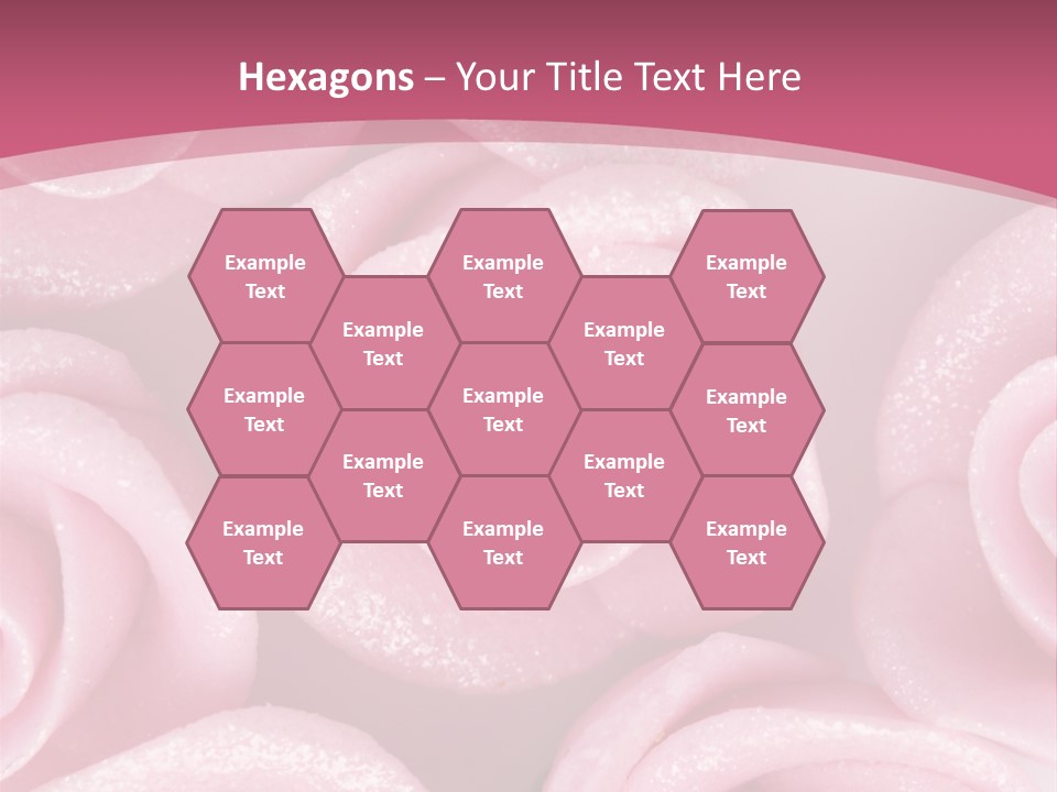 Roses Cake PowerPoint Template