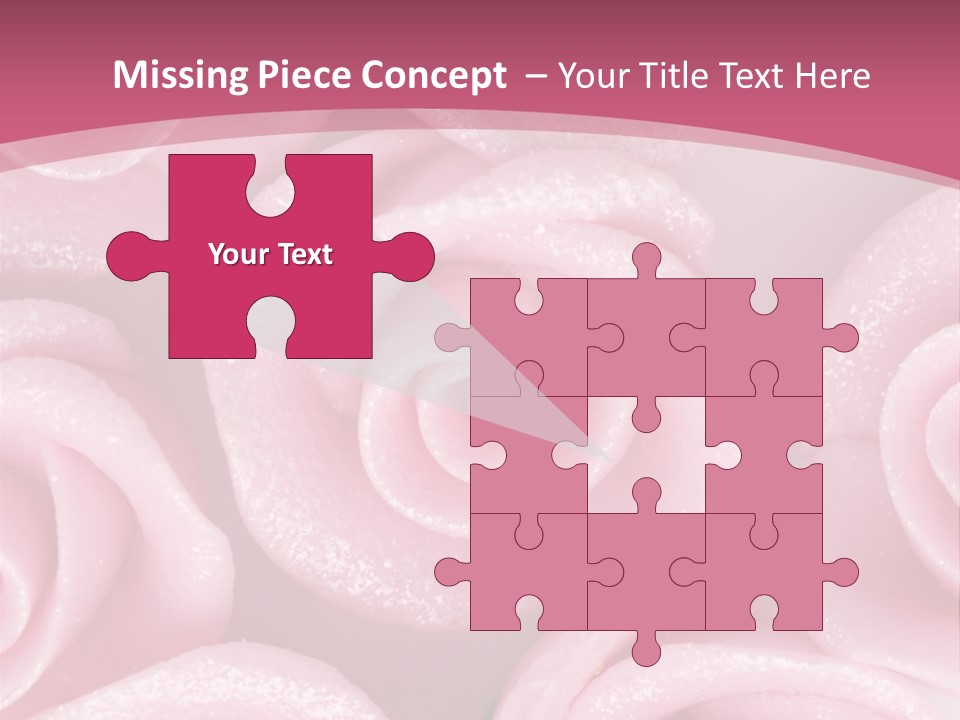 Roses Cake PowerPoint Template