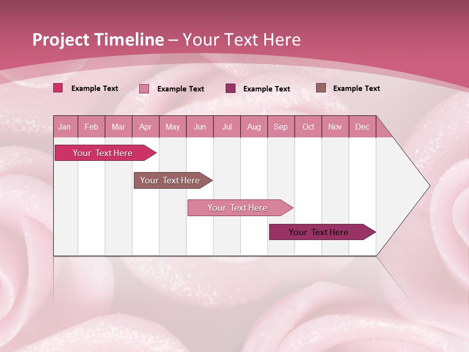 Roses Cake PowerPoint Template