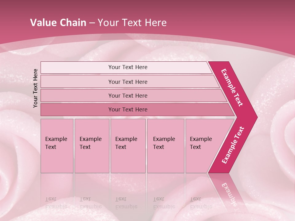 Roses Cake PowerPoint Template