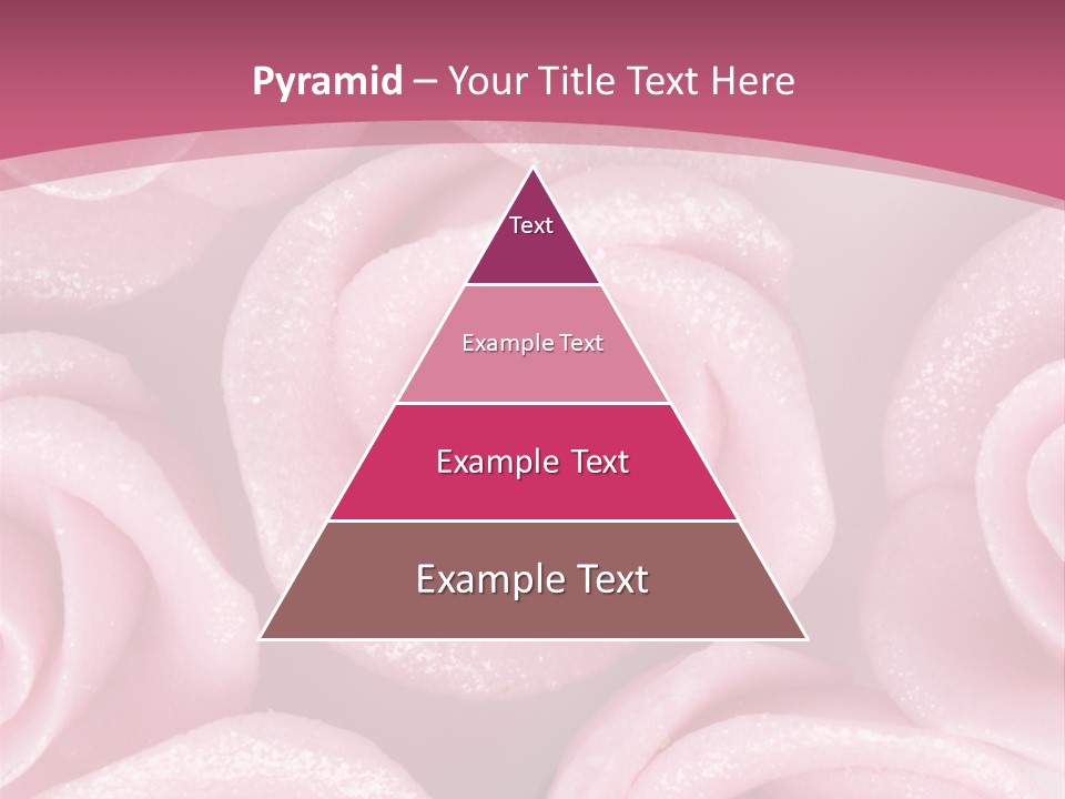 Roses Cake PowerPoint Template