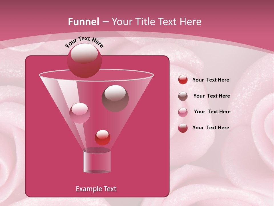 Roses Cake PowerPoint Template