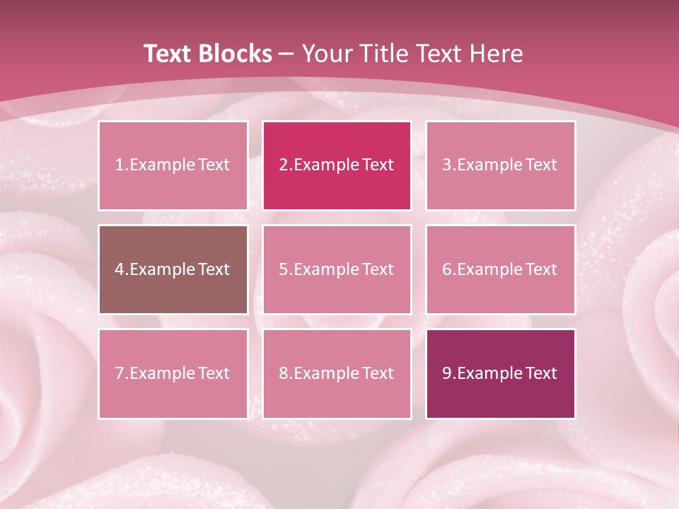 Roses Cake PowerPoint Template