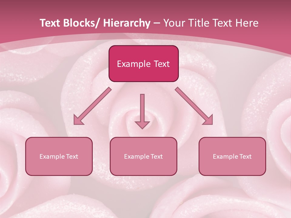 Roses Cake PowerPoint Template