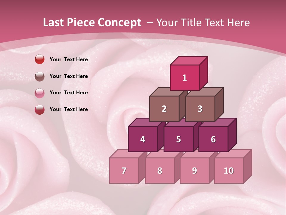 Roses Cake PowerPoint Template