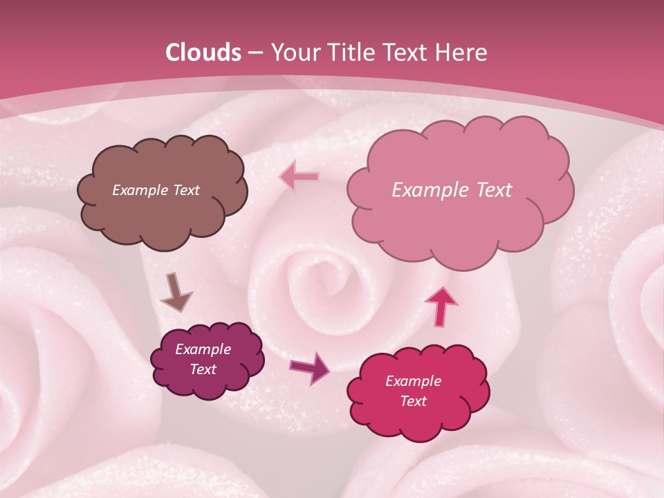 Roses Cake PowerPoint Template