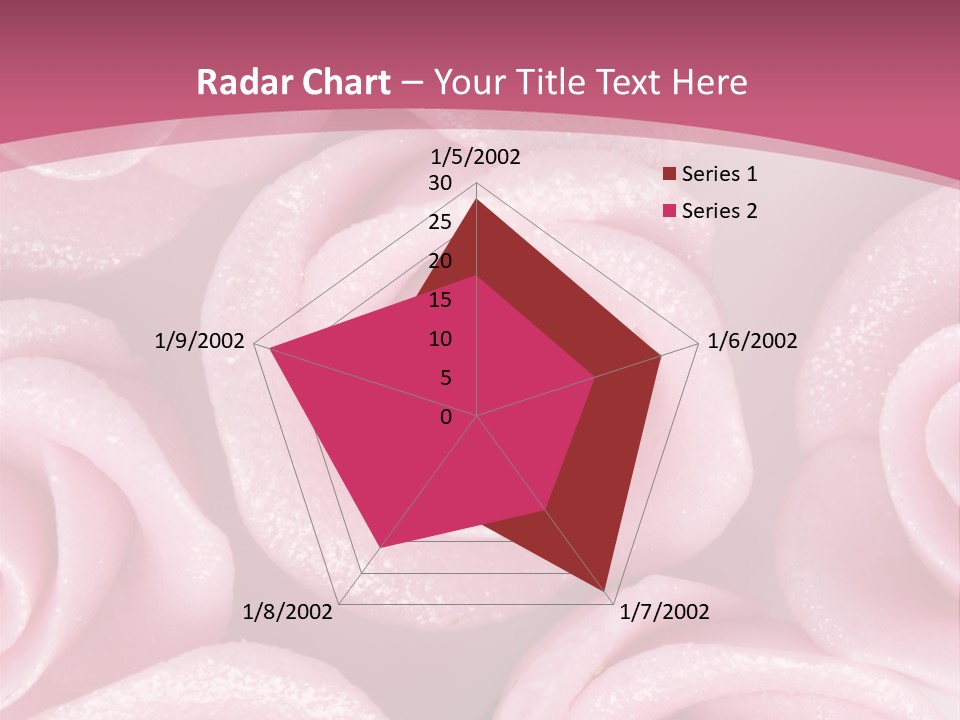 Roses Cake PowerPoint Template