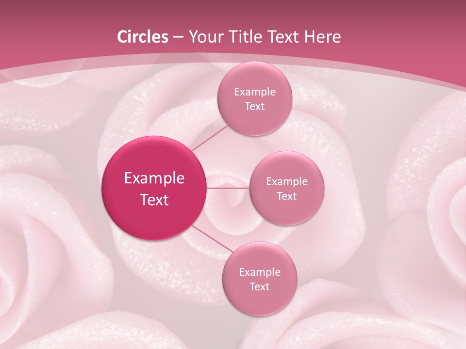 Roses Cake PowerPoint Template