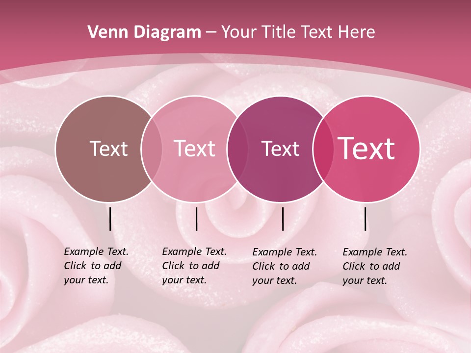 Roses Cake PowerPoint Template