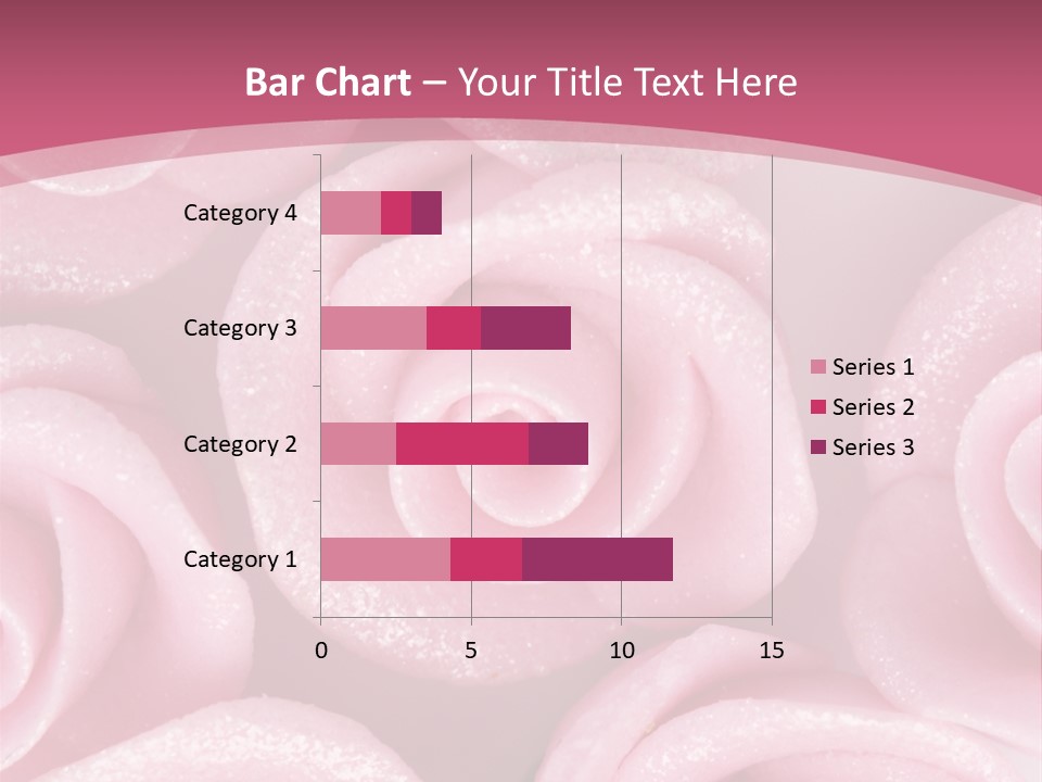 Roses Cake PowerPoint Template