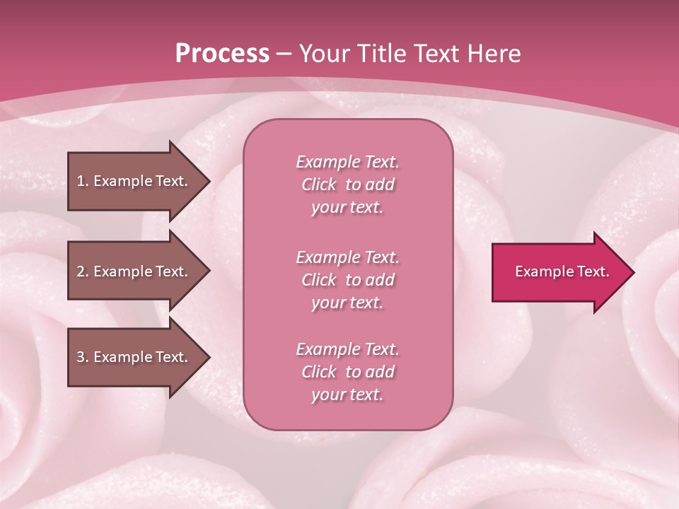 Roses Cake PowerPoint Template