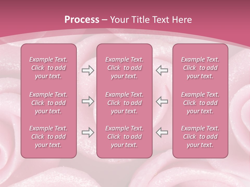 Roses Cake PowerPoint Template