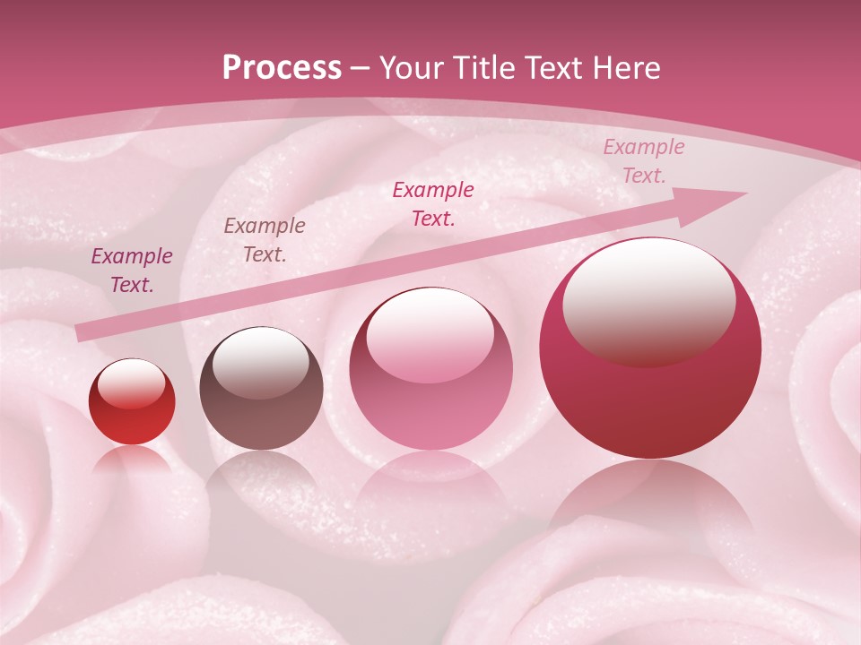Roses Cake PowerPoint Template
