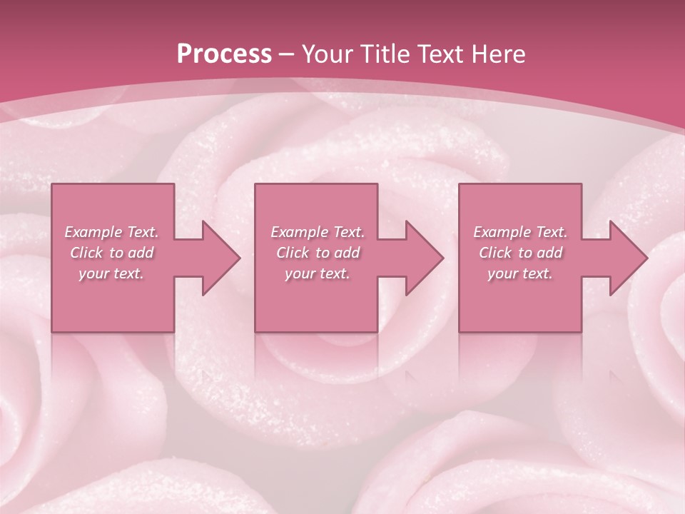 Roses Cake PowerPoint Template