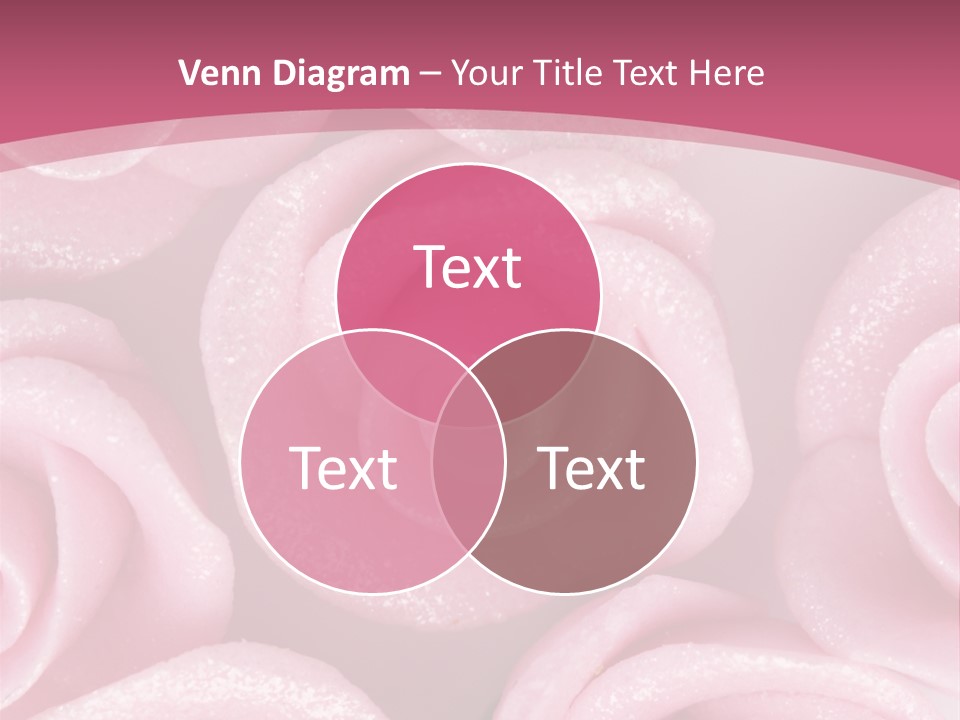 Roses Cake PowerPoint Template
