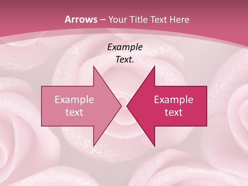 Roses Cake PowerPoint Template