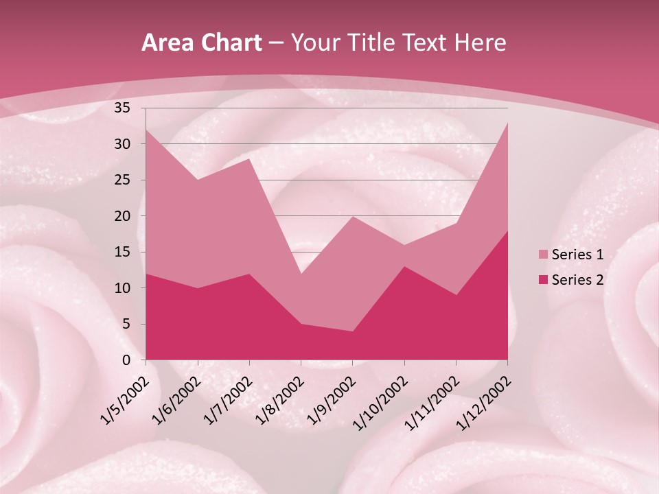 Roses Cake PowerPoint Template