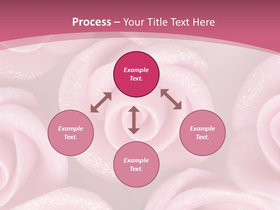 Roses Cake PowerPoint Template