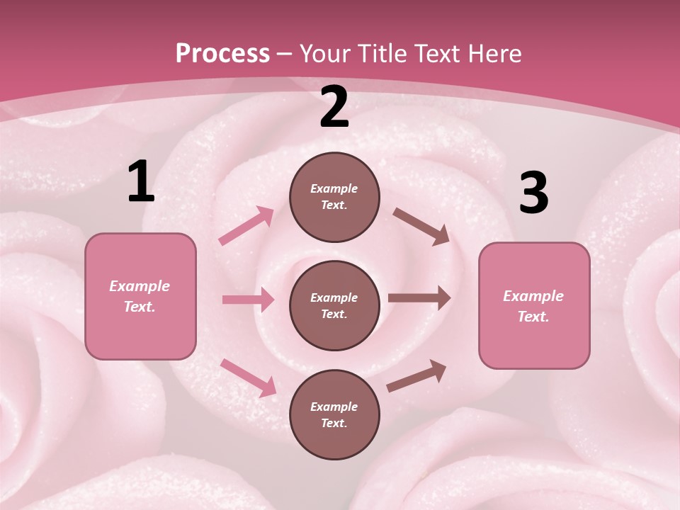 Roses Cake PowerPoint Template