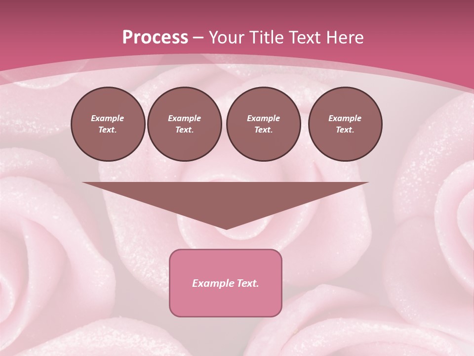 Roses Cake PowerPoint Template