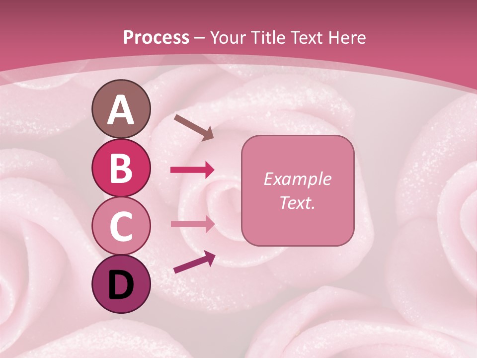 Roses Cake PowerPoint Template