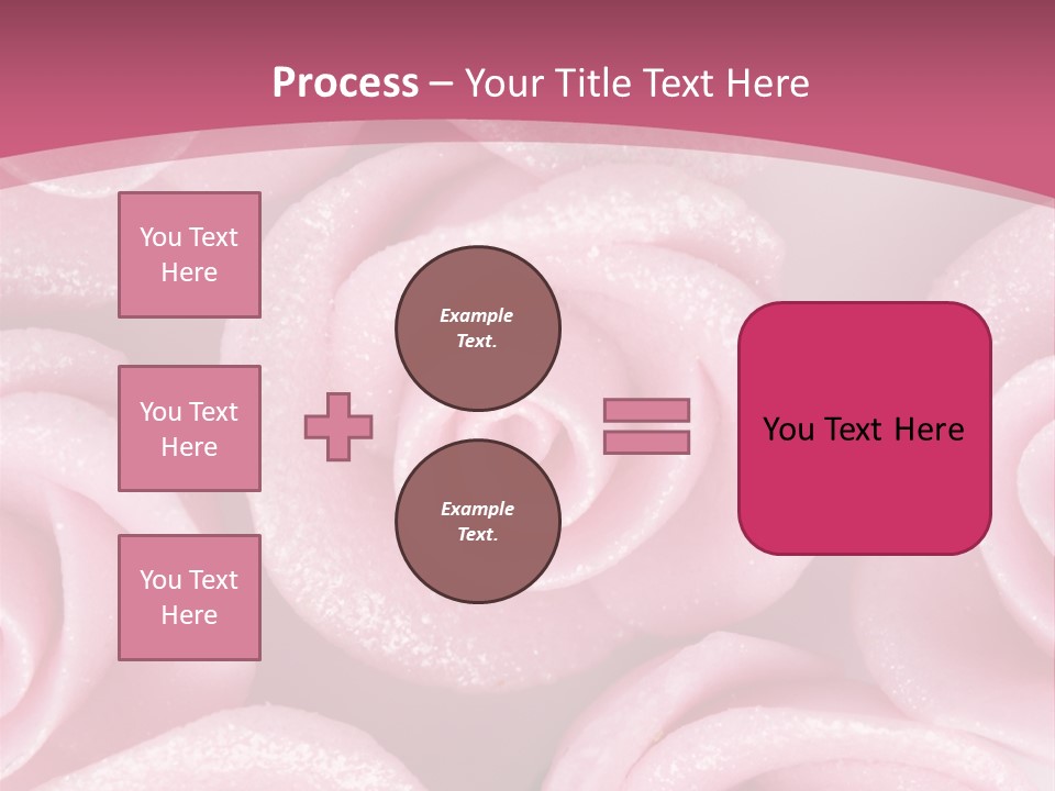 Roses Cake PowerPoint Template