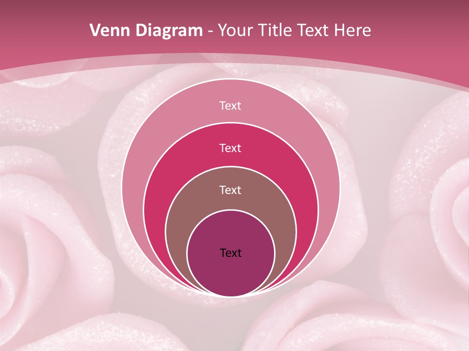 Roses Cake PowerPoint Template