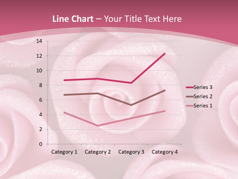 Roses Cake PowerPoint Template