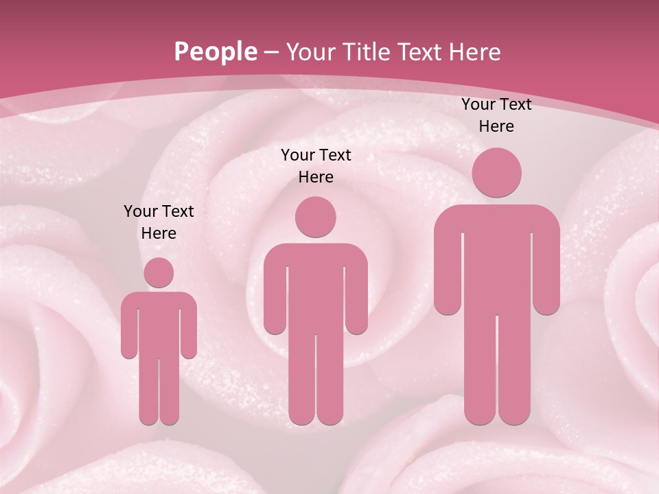 Roses Cake PowerPoint Template
