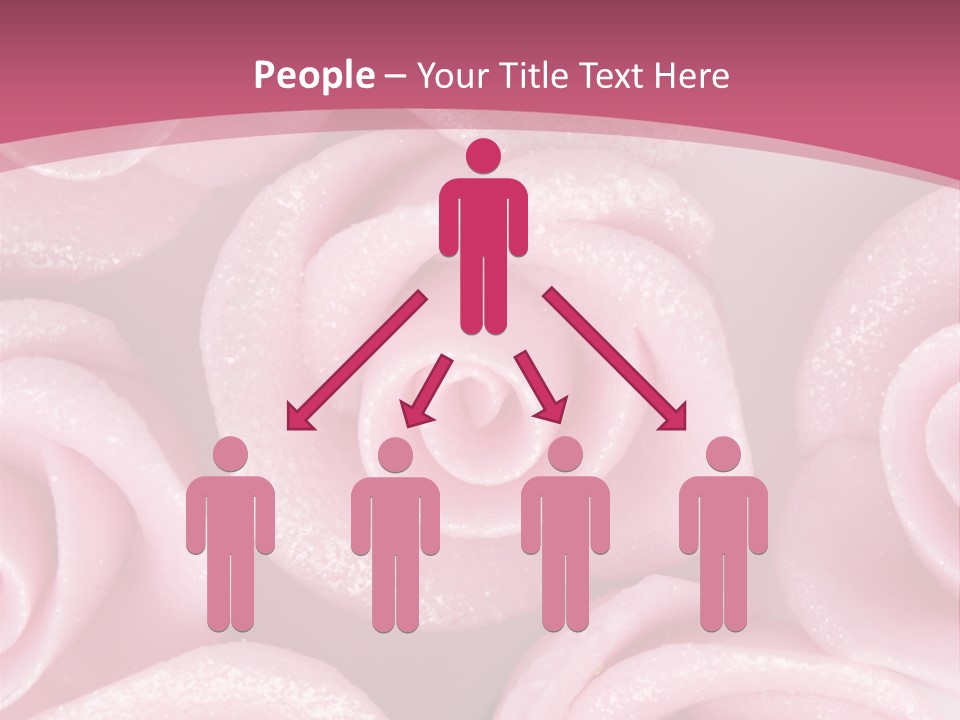 Roses Cake PowerPoint Template