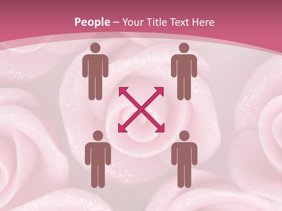Roses Cake PowerPoint Template