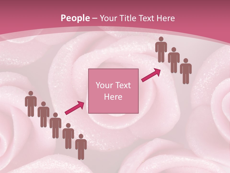 Roses Cake PowerPoint Template