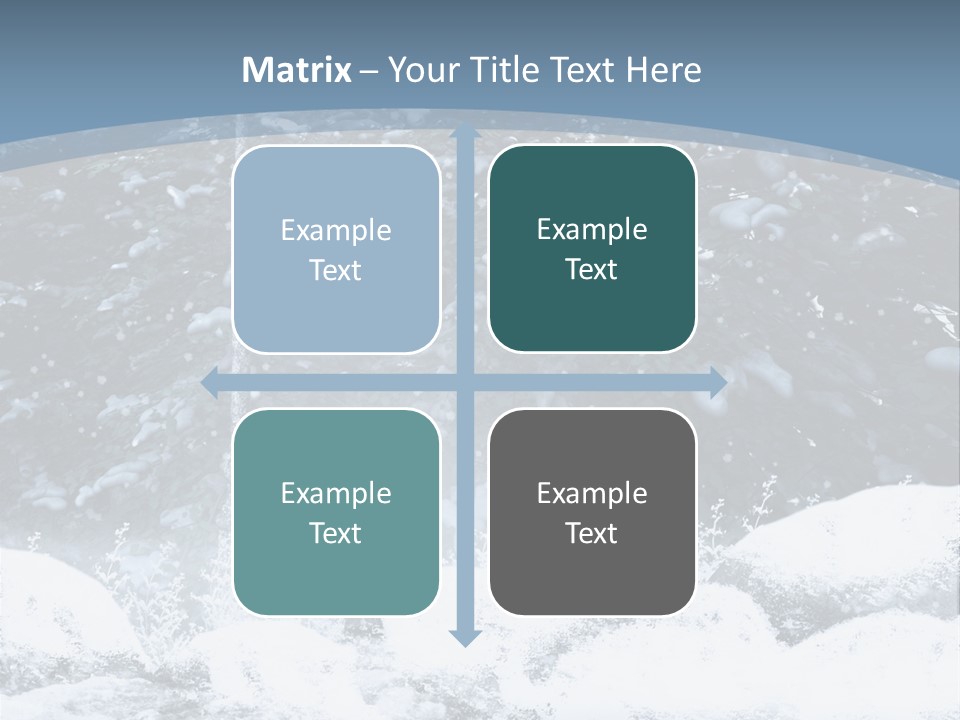 Fantasy Snowy Forest PowerPoint Template