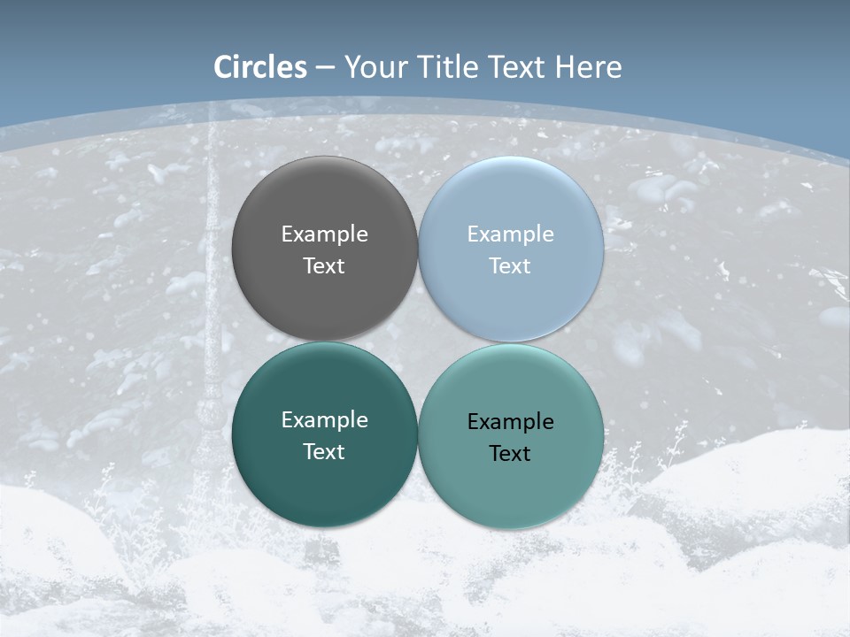 Fantasy Snowy Forest PowerPoint Template