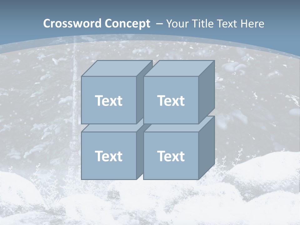 Fantasy Snowy Forest PowerPoint Template