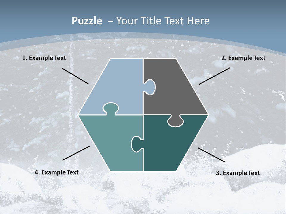 Fantasy Snowy Forest PowerPoint Template