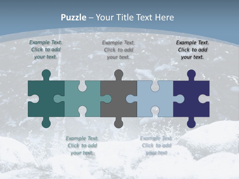 Fantasy Snowy Forest PowerPoint Template