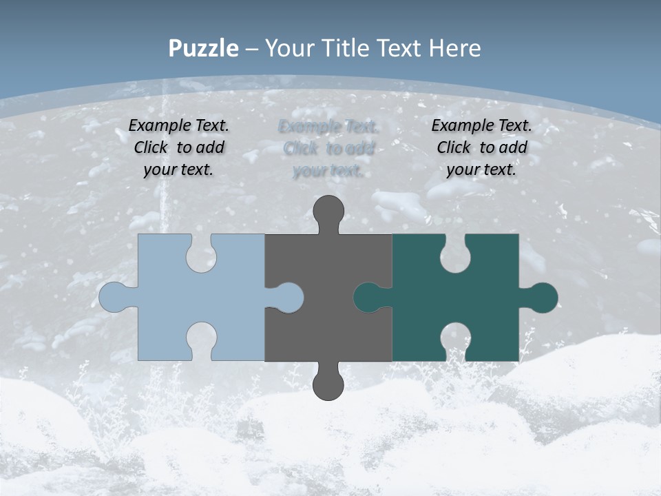 Fantasy Snowy Forest PowerPoint Template