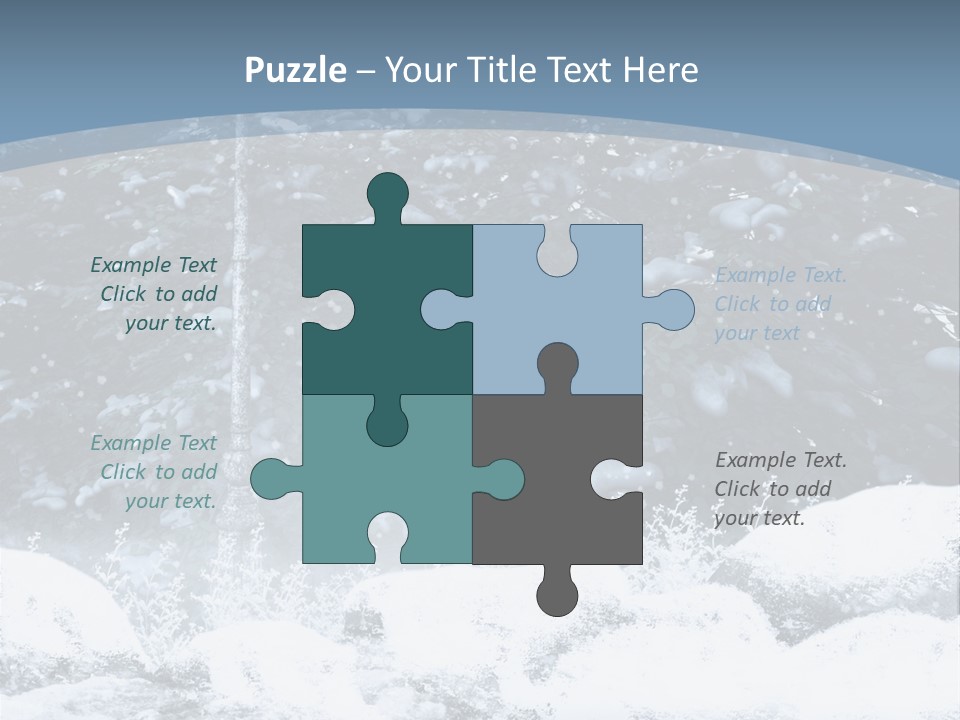 Fantasy Snowy Forest PowerPoint Template