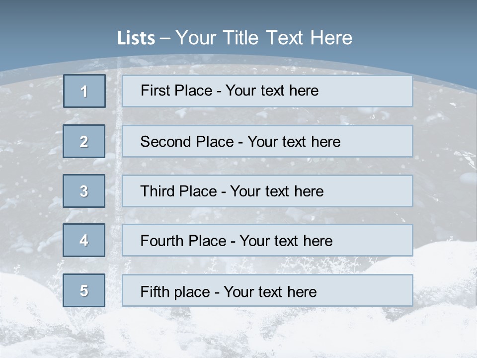 Fantasy Snowy Forest PowerPoint Template