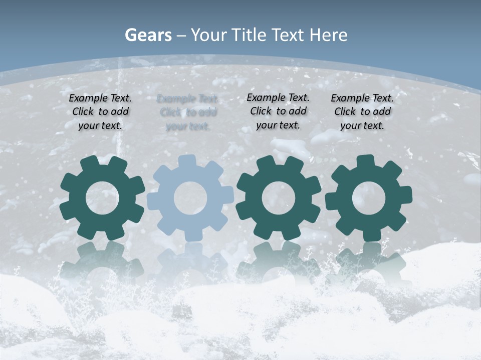 Fantasy Snowy Forest PowerPoint Template