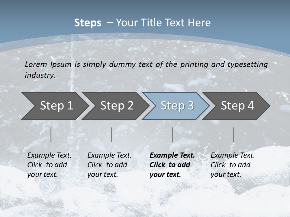 Fantasy Snowy Forest PowerPoint Template