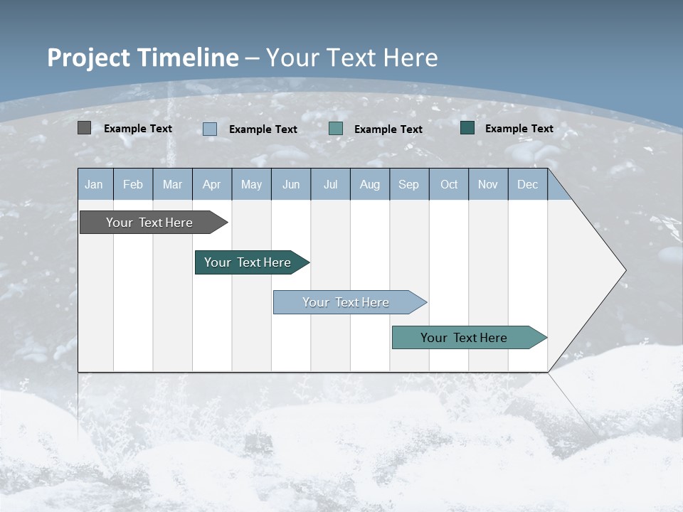 Fantasy Snowy Forest PowerPoint Template