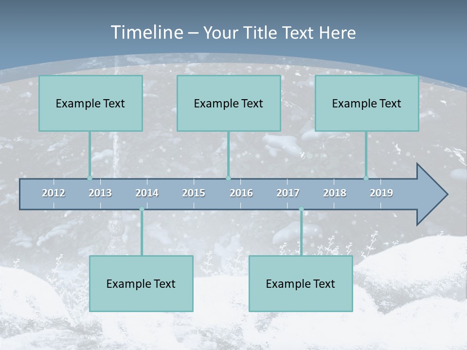 Fantasy Snowy Forest PowerPoint Template